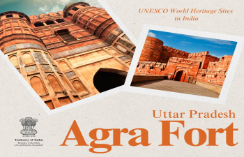 Get to know the landmarks and areas of interest in India declared World Heritage Sites by UNESCO -   Agra Fort!